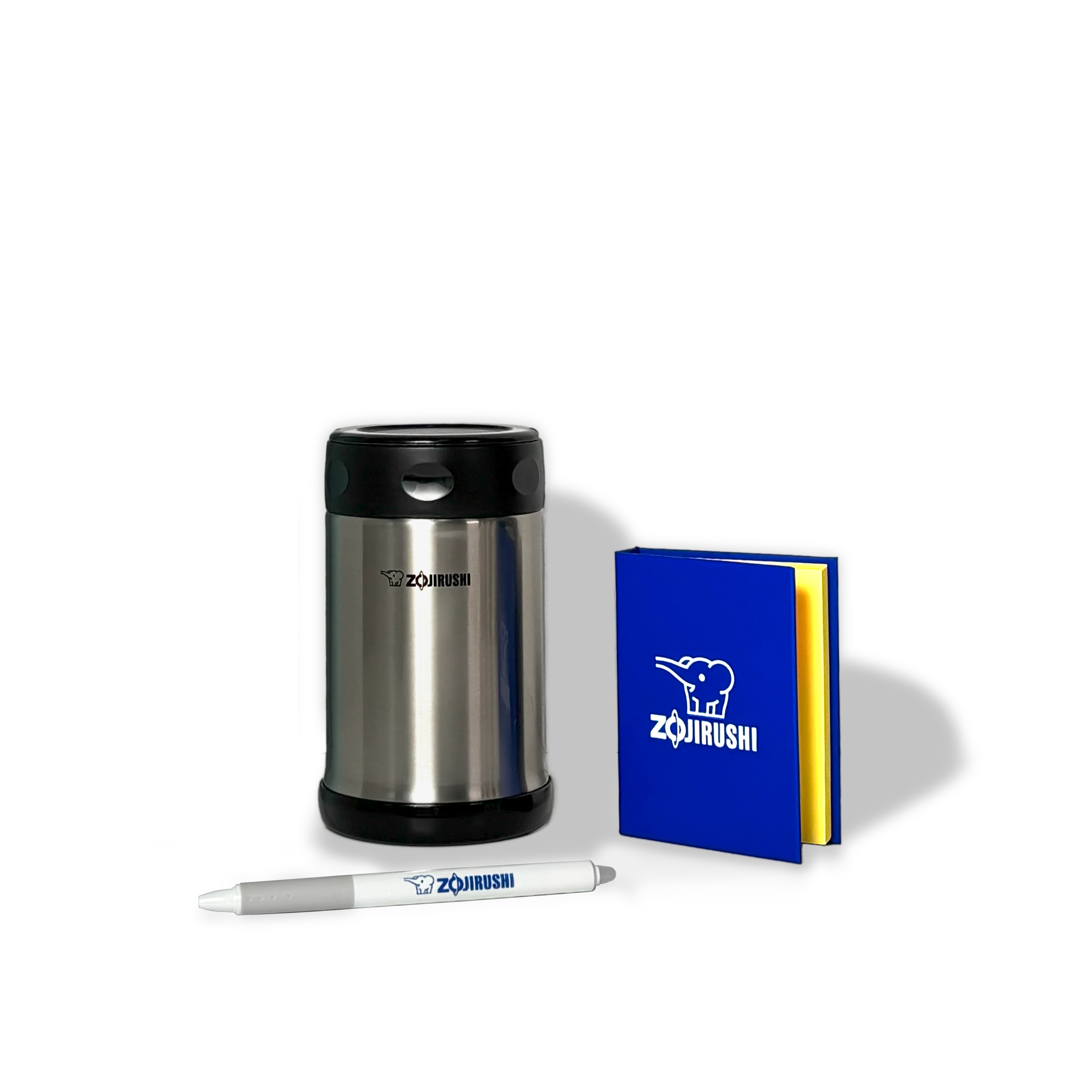BTS25 Set: Sticky Note Book, FriXion Pen, Stainless Food Jar