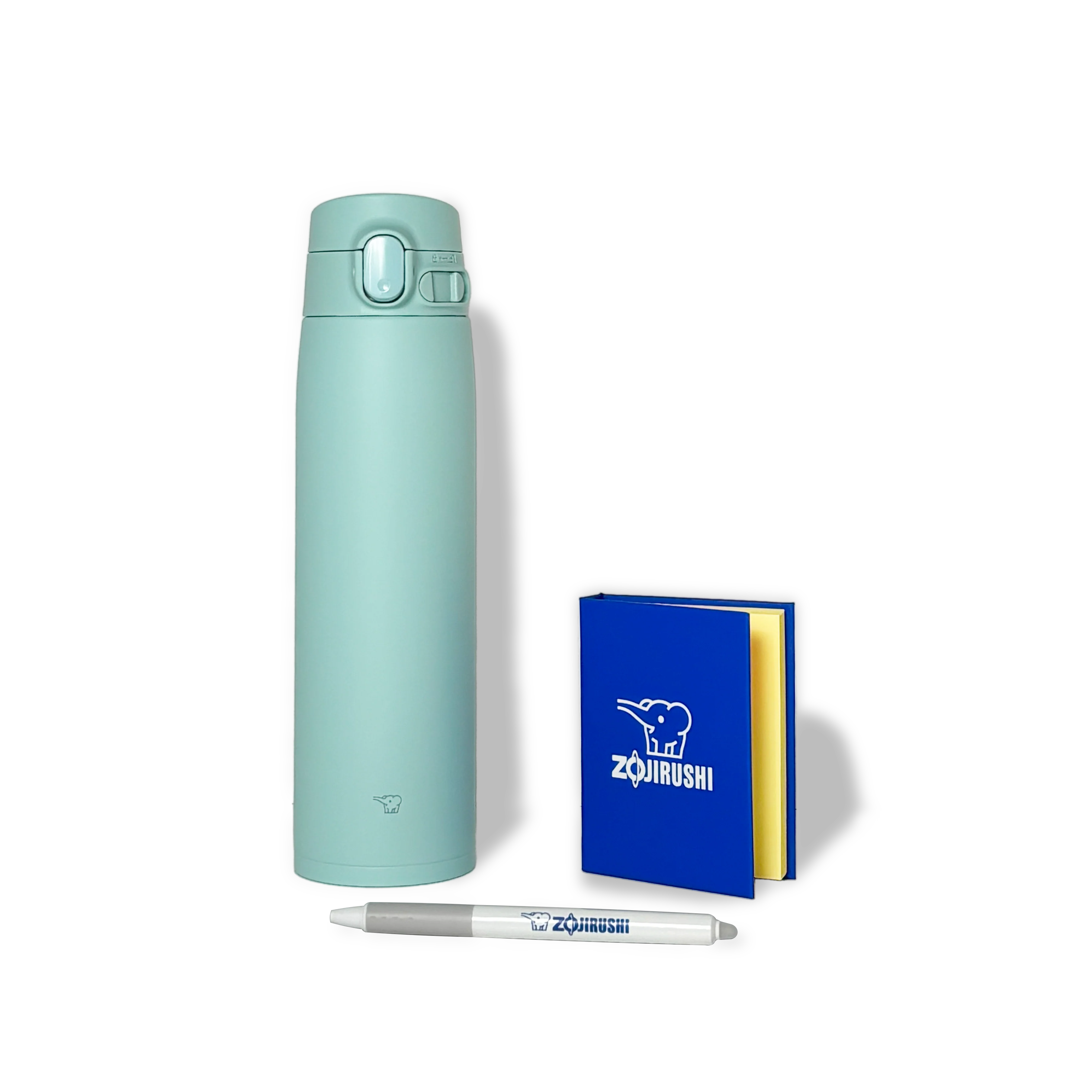BTS25 Set: Sticky Note Book, FriXion Pen, Stainless Mug