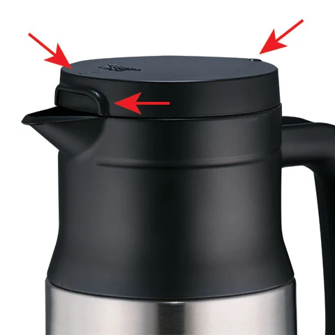 34 oz. Stainless Vacuum Creamer / Dairy Server SH-MAE10 - Image 4