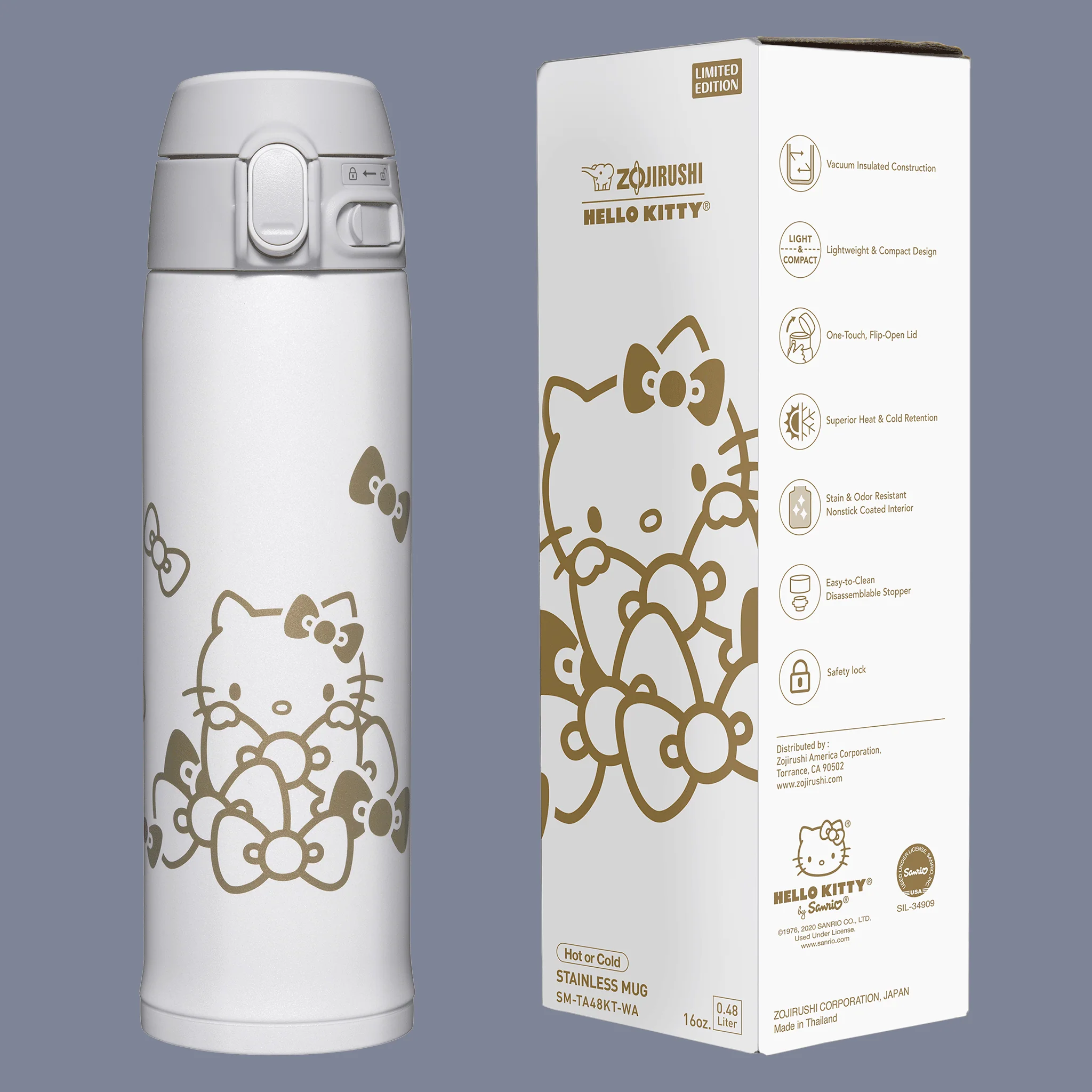 ZOJIRUSHI x HELLO KITTY® Stainless Mug SM-TA48KT - Image 3